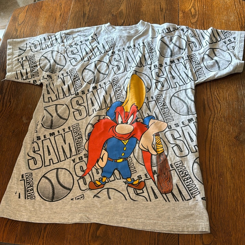 Vintage 1996 Yosemite Sam baseball t-shirt - size XL